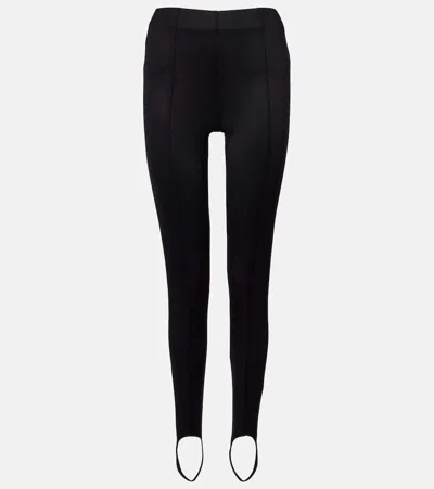The Frankie Shop Stirrup-style Leggings With High Waist In Black
