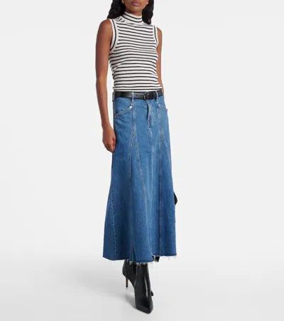 Veronica Beard Lisa Leather Mid-heel Bootie In Black