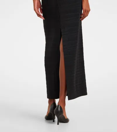 Magda Butrym Caped Gown In Black