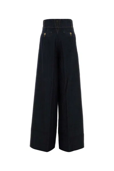 Zimmermann Denim Hypnotic Wide-leg Jeans In Blue