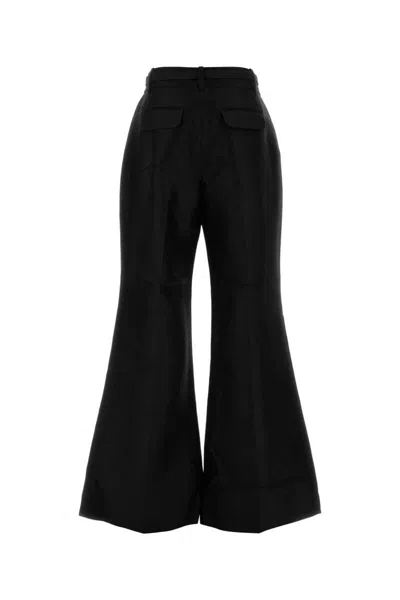 Zimmermann Hypnotic Flare Trousers With Removable Belt In Black