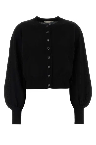 Zimmermann Wool Cardigan In Black