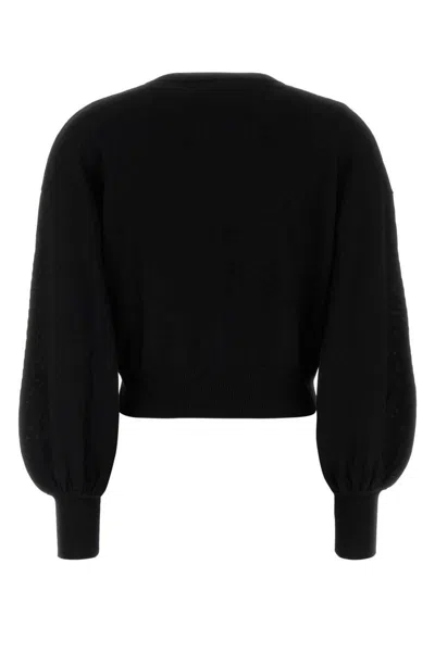 Zimmermann Wool Cardigan In Black