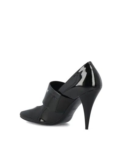 Givenchy Paris Logo Printed 1952 Square-toe Pumps In Black