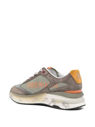 Premiata Moerun 7871 Lace-up Sneakers In Gray