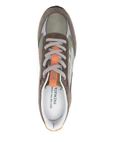 Premiata Moerun 7871 Lace-up Sneakers In Gray