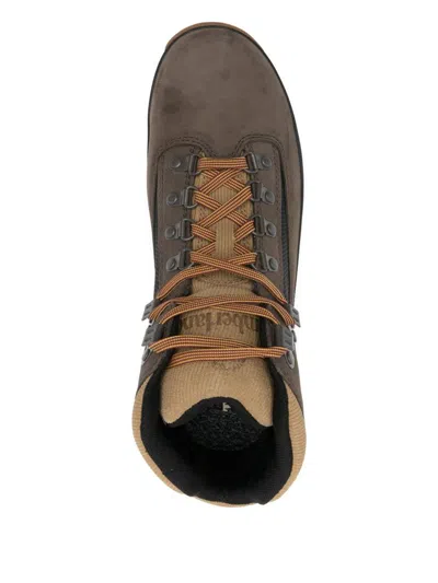 Timberland Leather Mesh Boots In Multi