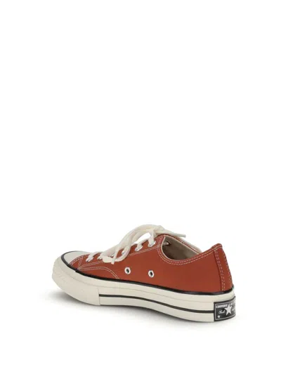 Converse Casual Low Top Sneakers With Rubber Sole In Brown