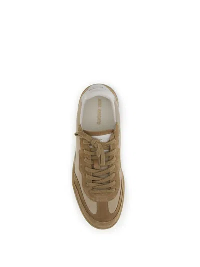 Axel Arigato Dice T-toe Suede-leather Sneakers In Neutral