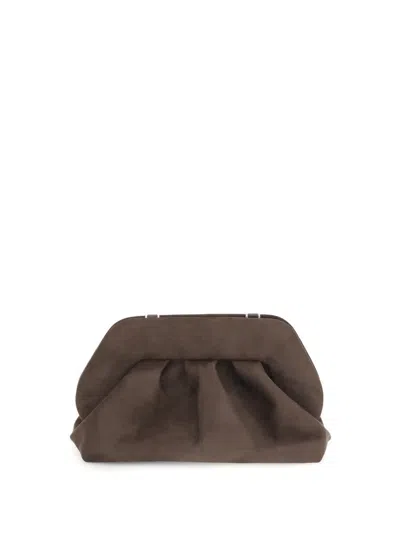 Themoirè Tia Clutch In Sand