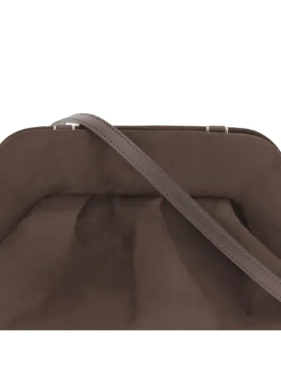 Themoirè Tia Clutch In Sand