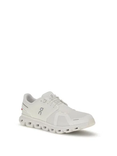 On Running Cloud 6 Sneakers With Innovative Foam Midsole In White