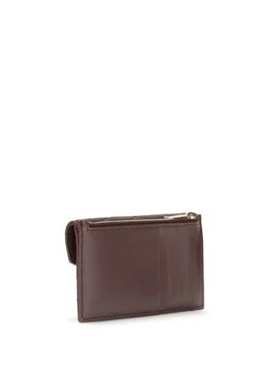 Saint Laurent Wallets In Burgundy