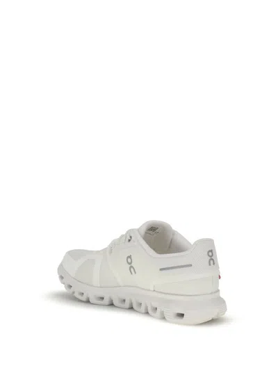 On Running Cloud 6 Sneakers With Innovative Foam Midsole In White