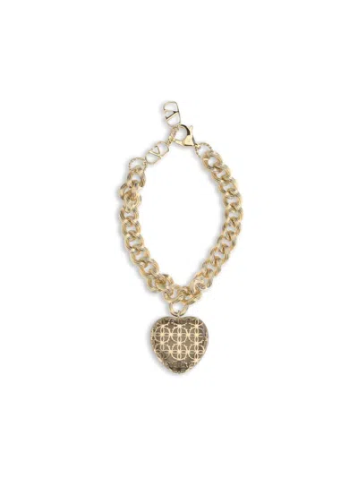 Valentino Coeur Royal Chain Bracelet In Gold