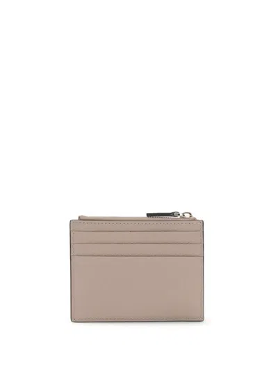 Valentino Rockstud Card Holder In Pink