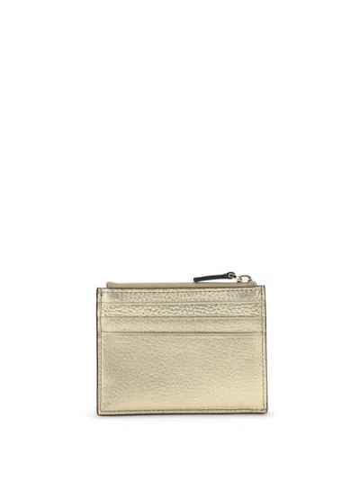Valentino Rockstud Coin Purse In Brown
