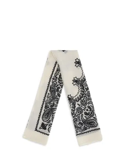 Destin Judy Paisley-print Bandana Scarf In White