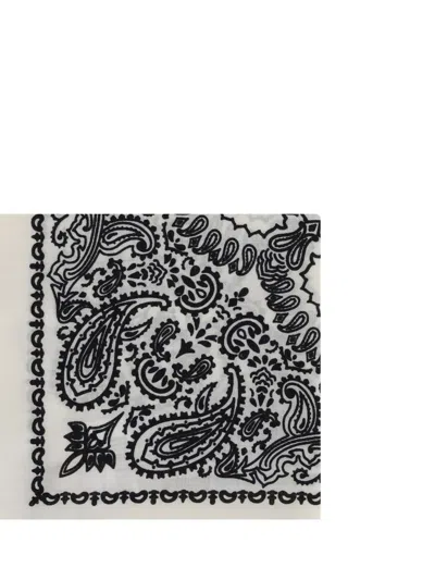 Destin Judy Paisley-print Bandana Scarf In White