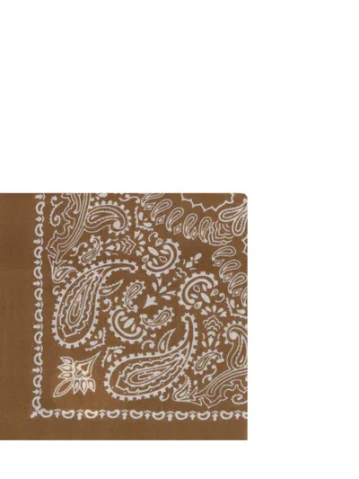 Destin Judy Paisley Bandana Scarf In Brown