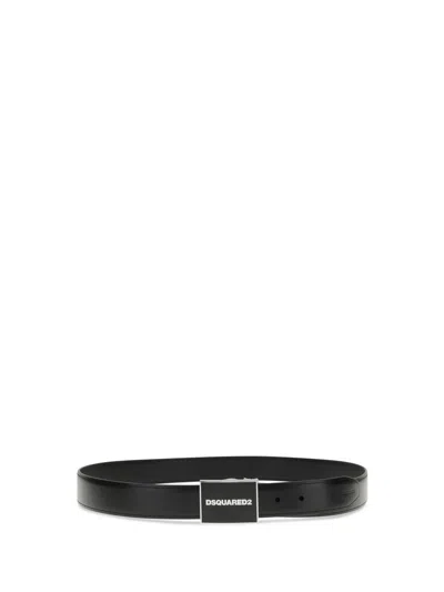 Dsquared2 Men 4-in-1 Belt Gift Box In Black
