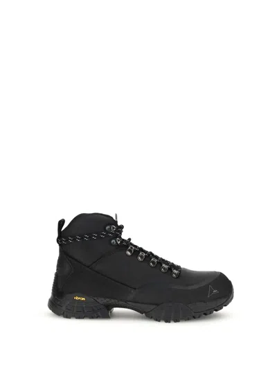 Roa Andreas Lace-up Hiking Boots In Black