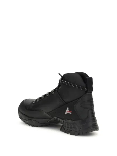 Roa Andreas Lace-up Hiking Boots In Black
