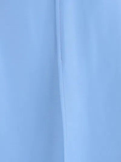 Cri.da Siviglia Pocket Faille Midi Skirt In Blue