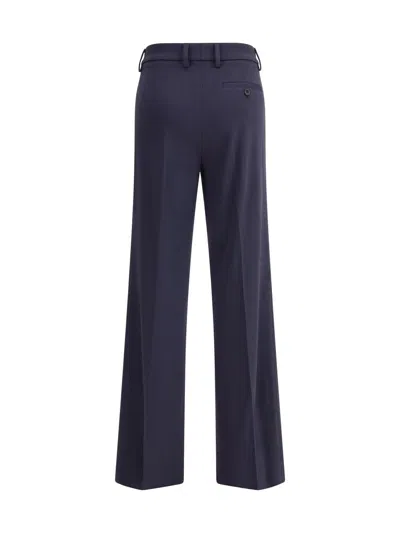 True Royal Button-fastening Wide-leg Trousers In Blue