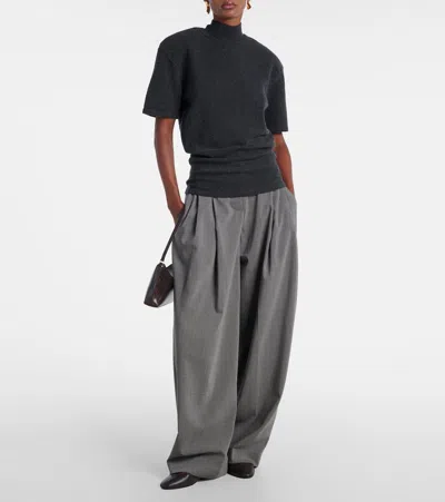 Jacquemus Women Grey Wool And Cashmere The Castagna Sweater In Multi