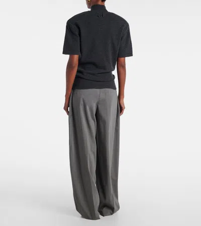 Jacquemus Women Grey Wool And Cashmere The Castagna Sweater In Multi