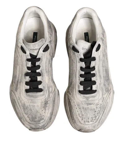 Pre-owned Dolce & Gabbana White Daymaster Low Top Men Sneakers Men's Shoes ()