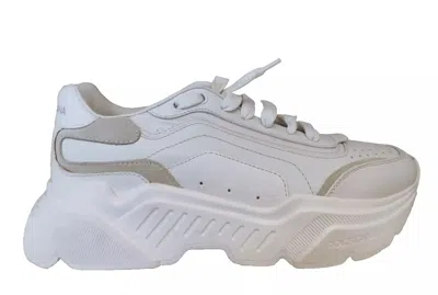 Pre-owned Dolce & Gabbana White Daymaster Low Top Mens Men's Sneakers ()