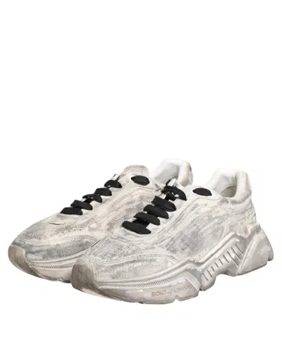 Pre-owned Dolce & Gabbana White Daymaster Low Top Men Sneakers Men's Shoes ()