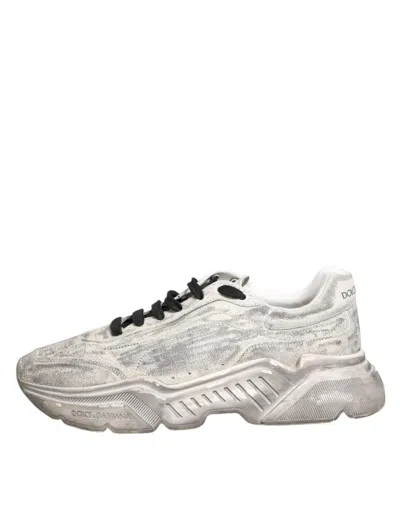 Pre-owned Dolce & Gabbana White Daymaster Low Top Men Sneakers Men's Shoes ()