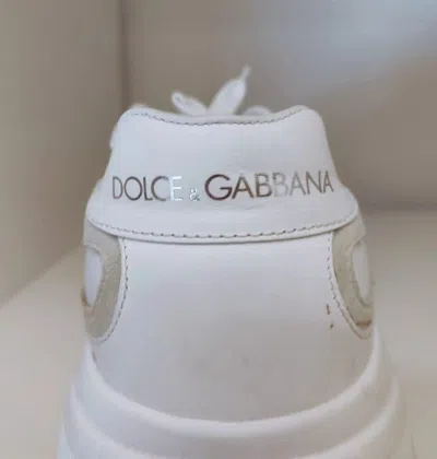 Pre-owned Dolce & Gabbana White Daymaster Low Top Mens Men's Sneakers ()