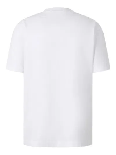 Dsquared2 Soft Cotton Crew Neck Short Sleeve T-shirt In White