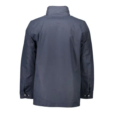 Gant Blue Polyester Jacket In Blue