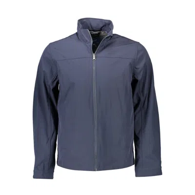 Gant Blue Polyester Jacket In Blue
