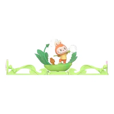 Pop Mart Gift For You Greeting Card Scene 'labubu Dandelion' In Green