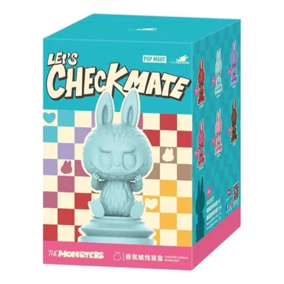 Pop Mart The Monsters Labubu Let's Checkmate Scented Candle Sealed Case (1 Blind Box) In Multi