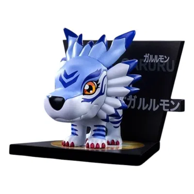 Pop Mart Digimon Fridge Magnet Sealed Case 'garurumon' In Blue