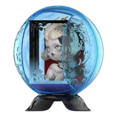 Pop Mart Skullpanda The Mirage Figures 'the Frame' In Blue