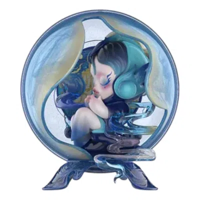 Pop Mart Skullpanda The Mirage Figures 'the Hill Censer' In Blue