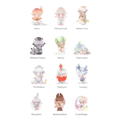 Pop Mart Dimoo Shapes In Nature Figures Sealed Case (12 Blind Boxes) In White