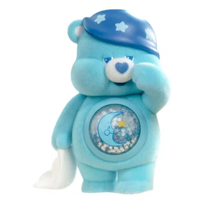 Pop Mart Care Bears Colorful Hugs Figures 'bedtime Bear' In Blue