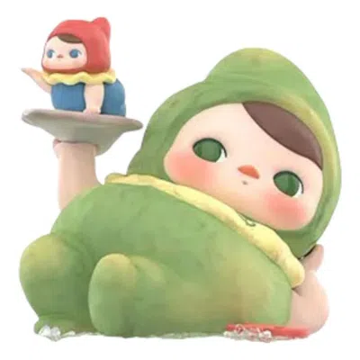 Pop Mart Hand In Hand Figure 'paper Plane Dreams' In Green