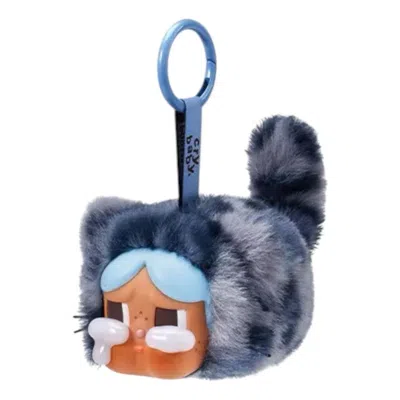 Pop Mart Crybaby Wild But Cutie Vinyl Plush Pendant 'denim Cutie' In Multi