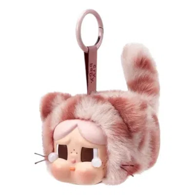 Pop Mart Crybaby Wild But Cutie Vinyl Plush Pendant 'pink Cutie' In Multi