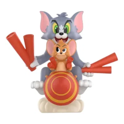Pop Mart Tom & Jerry Forbidden Compass Figures 'firecracker Duel' In Multi
